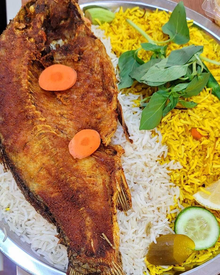 صينية نصف سمكة كلي ع تمن