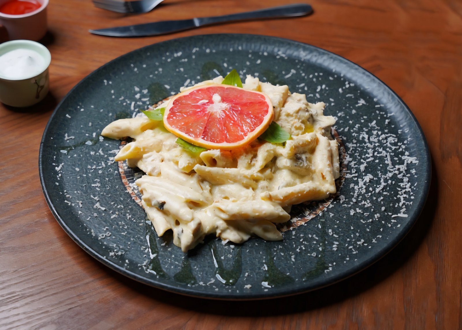 طبق باستا بولو دي بيانكو